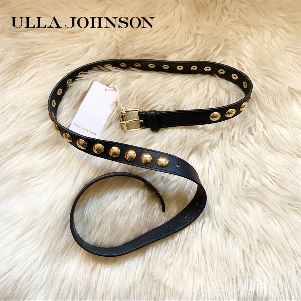 New! RARE ULLA JOHNSON Zayda Studded Leather Belt